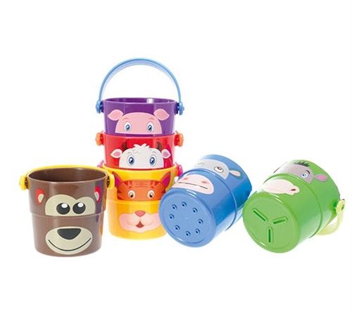 Toi-Toys l'étape animaux Lemmers avec 6 morceaux de 7 cm