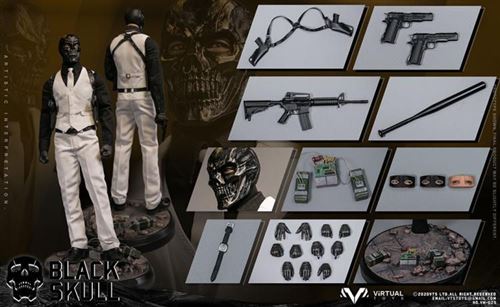 Figurine VTS Toys VM-029 - Black Skull