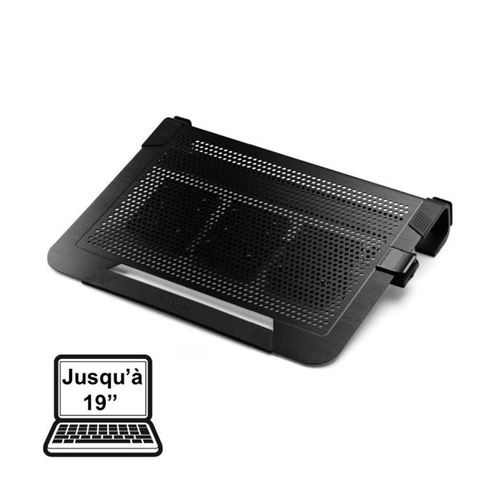 Cooler Master Notepal U3 Plus - ventilateur d'ordinateur portable avec 1 concentrateur de ports USB
