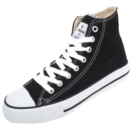 Chaussures mid toile Victoria Vintage mid noir Noir taille : 39 réf : 35253