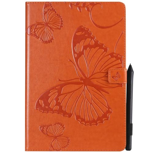 GENERIQUE - Étui Tablette Samsung Galaxy Tab S4 10.5 - Papillon - Support Intégré - Orange - Image 2