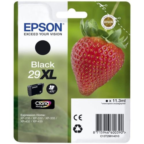 Cartouches Jet d'encre Epson C13t29914022 11.3ml 470pages Noir Cartouche D'encre
