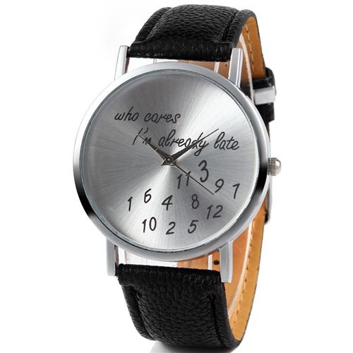 Montre Femme cuir PU