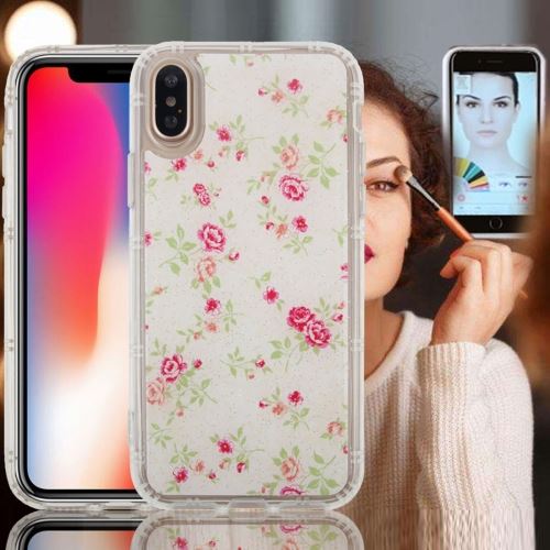 iPhone X Coque Protection TPU Fleurs ALS48233