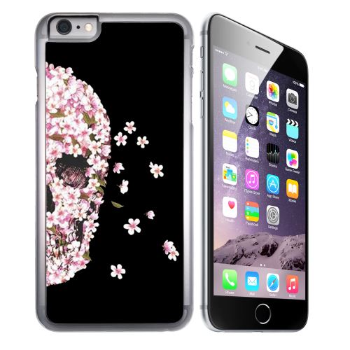 Coque pour iPhone 7 crane fleurs