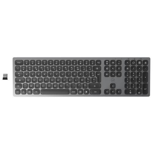 MOBILITY LAB Clavier sans fil Ultra Slim finition metal - Gris Sideral
