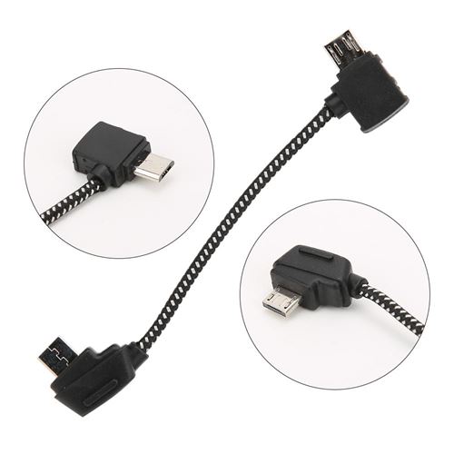 Câble de données de Télécommande pour DJI Mavic 93 mm Telephone Interface inversée micro USB