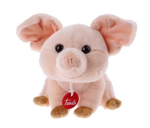 Trudi peluche en peluche porc Manlio 22 cm rose