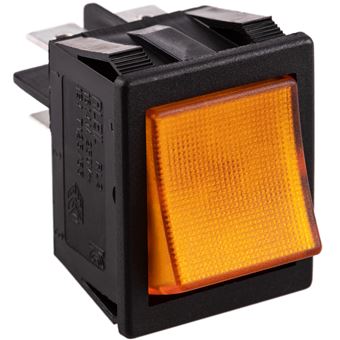 10 Interrupteurs à Bascule DPST KCD1-104 – 4 Broches, 6A 250V, Voyant Rouge – Pour Voiture, Bateau, Panneaux
