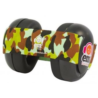 Casque Antibruit Pour Bebe Ems 4 Kids Coque Noire Bandeau Camouflage Autres Protection Securite Achat Prix Fnac