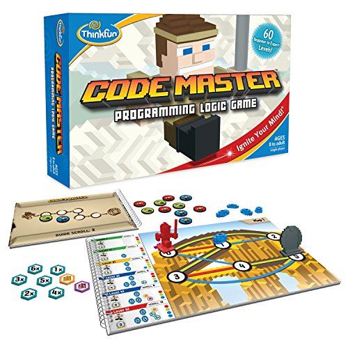 ThinkFun Code Master Programming Logic Game and STEM Toy for Boys and Girls Age 8 and Up “ Teaches Programming Skills Through Fun Gameplay