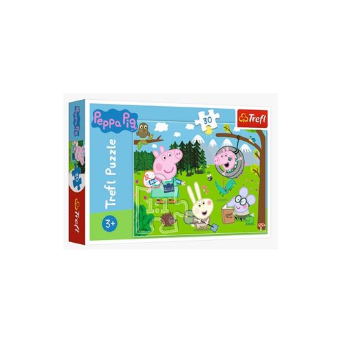 Puzzle 30 pièces - Peppa Pig - Expédition en forêt