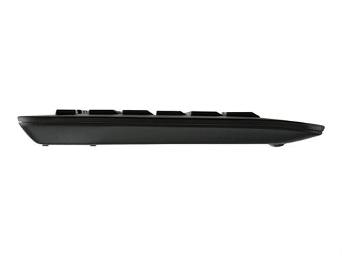 CHERRY DW 5100 RF sans Fil Anglais américain Noir - Claviers (Standard, sans Fil, RF sans Fil, Noir, Souris Incluse)