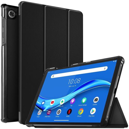 Etui en PU + TPU avec support tri-pliure noir pour votre Lenovo Tab M10 Plus 10.3 pouces