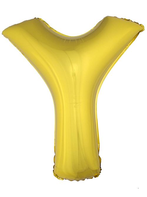 Generique - Ballon Aluminium Géant Lettre Y doré 1m