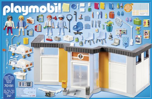 Playmobil City Life 70191 Clinique équipée Playmobil Achat
