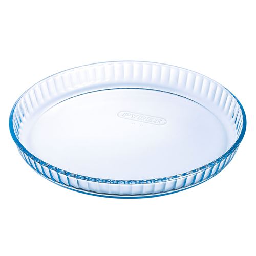 Moule à tarte 30 cm - Pyrex - Transparent - Verre
