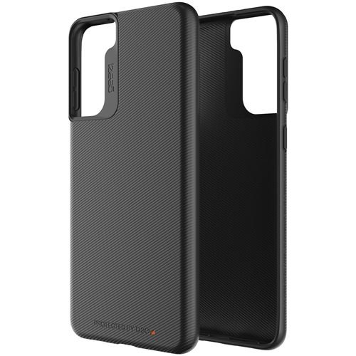 Gear4 Copenhagen - Achterzijde behuizing voor mobiele telefoon - D3O Bio - zwart - voor Samsung Galaxy S21 5G