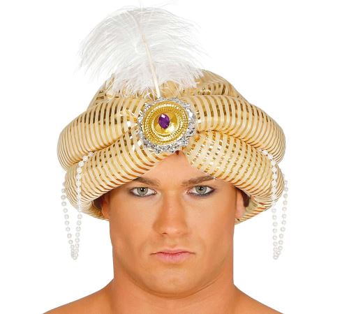 Chapeau Maharadjah Or/argent