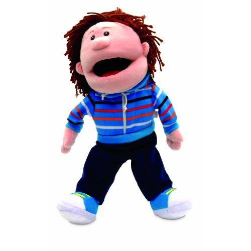 Fiesta Crafts Tellatale White Boy Moving Mouth Hand Puppet