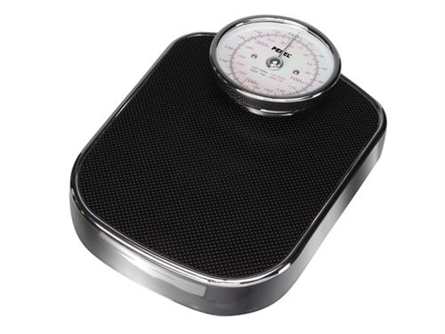 Perel Pèse-personne analogique 160 kg Noir