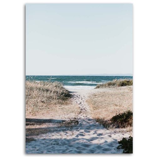Wallpaper Tableau Sur Toile Image Art Deco Cadre Mural Canevas Sentier Plage Desktop Wallpaper