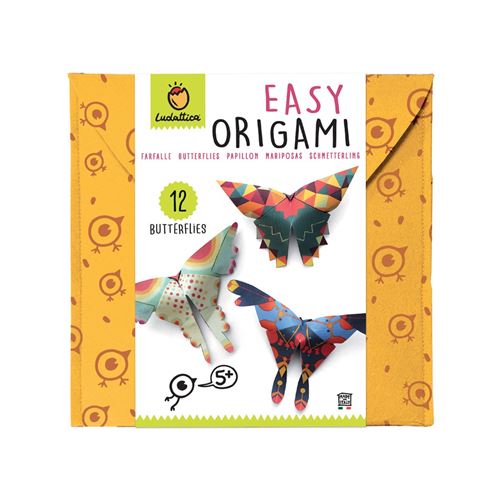 LUDATTICA loisirs créatifs origami EASY ORIGAMI PAPILLONS Multicolore