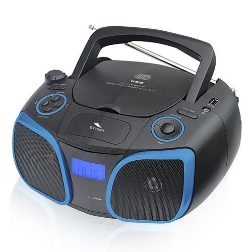 Sytech sy9956az – Lecteur Radio CD/mp3/usb, couleur BLEU