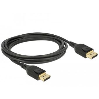 DeLOCK 85663, 5 m, DisplayPort, DisplayPort, Mâle, Mâle, Or - 1