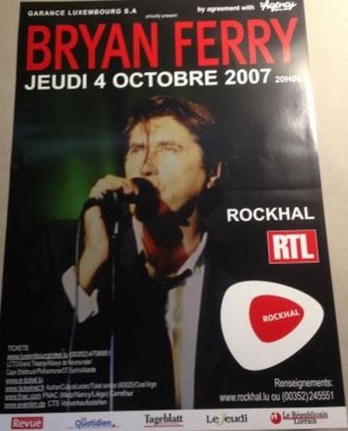 Bryan FERRY - 40x60 cm - AFFICHE / POSTER