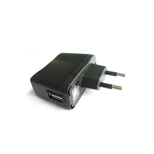 Chargeur adaptateur 5V 1000mA USB Noir
