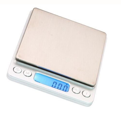 0.1Gram Bijoux de précision électronique numérique Balance des poids de poche Balance 2000g