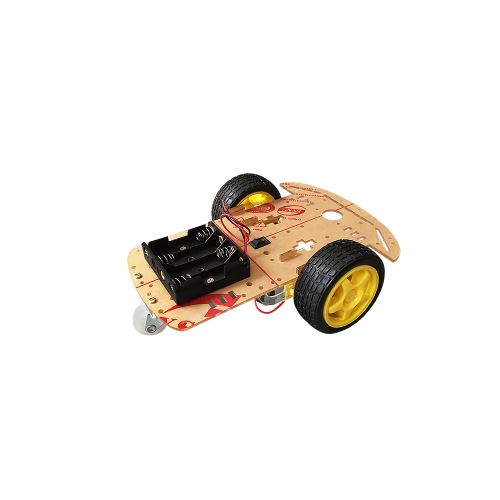 Viewtek cr0010 kit smart car chassis pour arduino - moteur intelligent robot car - encodeur de vitesse - 2 tachymètres roues motrices - kit dyi pour arduino