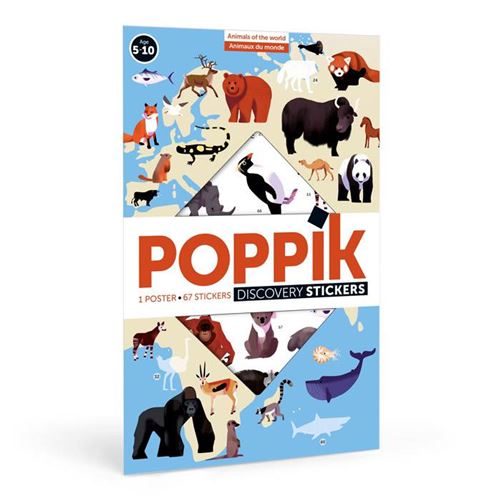 Poster stickers Animaux du monde