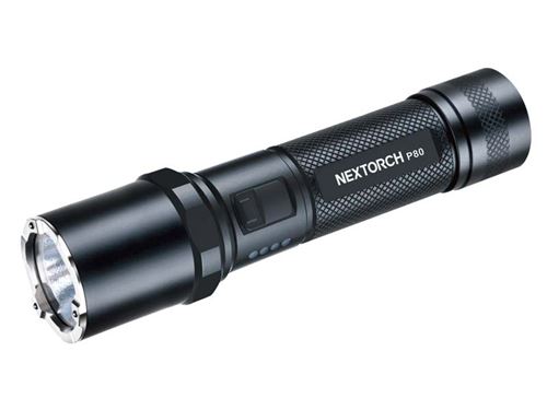 Nextorch lampe de poche P80 28 cm aluminium noir 6 pièces