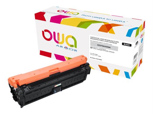 ARMOR  CE270A Toner laser Remanufactur&eacute;e compatible avec Imprimante HP Color LaserJet Noir
