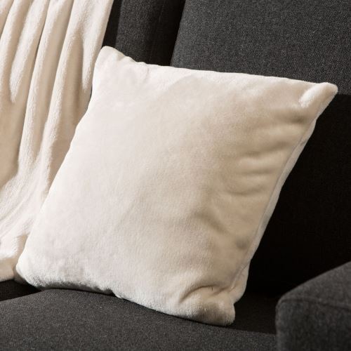 Housse de coussin polaire toute douce