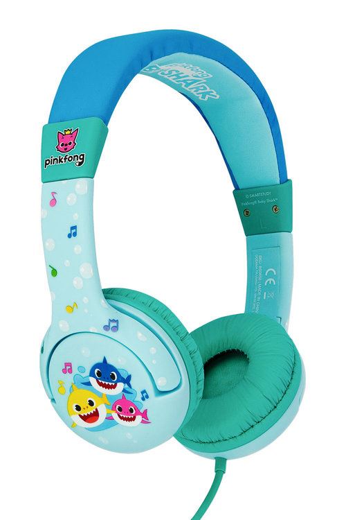 OTL casque d'écoute Baby Shark Family bleu junior