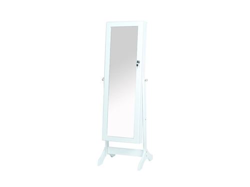 Armoire à bijoux avec miroir MASHA - H.146 cm