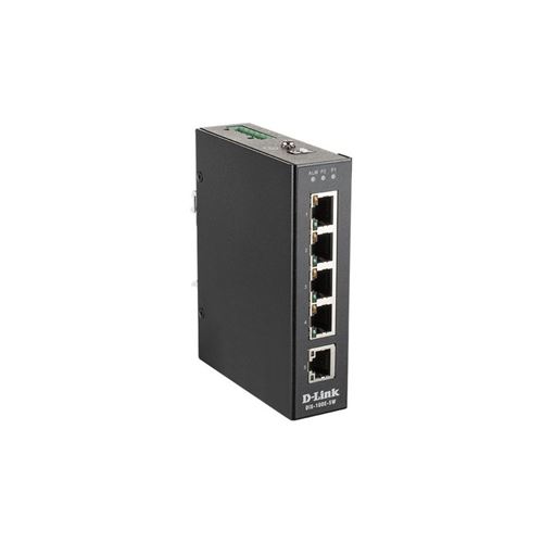 D-Link DIS-100E-5W commutateur réseau Non-géré L2 Fast Ethernet (10/100) Noir