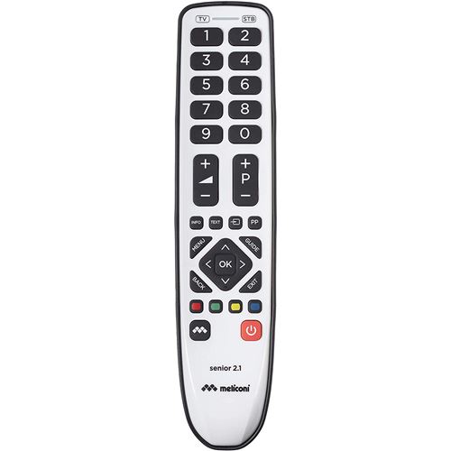 Meliconi Senior 2.1 - Télécommande universelle - infrarouge