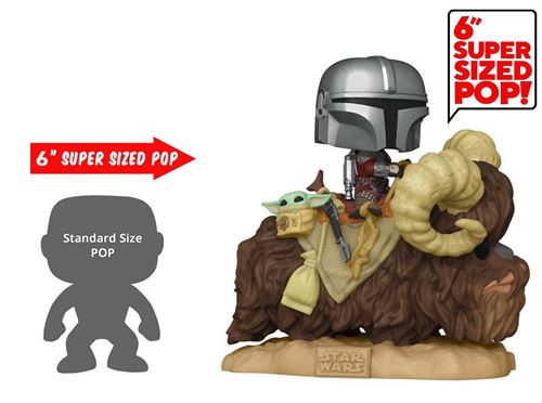 Figurine Funko Pop! Deluxe Star Wars – Grogu (Baby Yoda) Avec Son Canister, Collector Vinyle 9,5 Cm