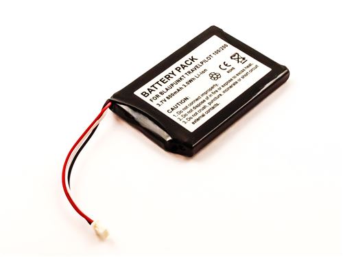 Batterie compatible Blaup TravelPilot 100, 200, Li-ion, 3,7V, 800mAh, 3,0Wh
