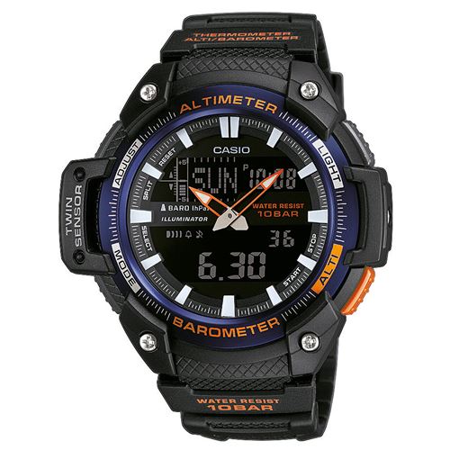 Casio Montre Homme SGW-450H-2BER Chronographe, Montre numerique