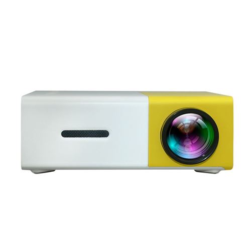 Rétroprojecteur YG300 1080P Maison Cinéma USB HDMI AV SD Mini Portable HD LED Jaune