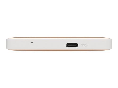 G-Technology G-DRIVE mobile USB-C GDMUCWWC20001AGBV2 - Vaste schijf - 2 TB - extern (draagbaar) - 2.5 - USB 3.1 Gen 1 (USB-C aansluiting) - 5400 tpm - goud