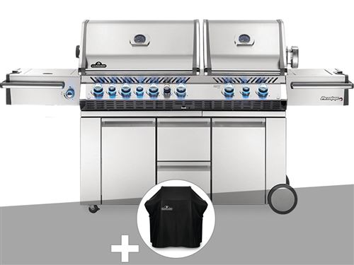 Non Communiqué Barbecue À Gaz Napoleon Prestige Pro 825 + Housse De Protection