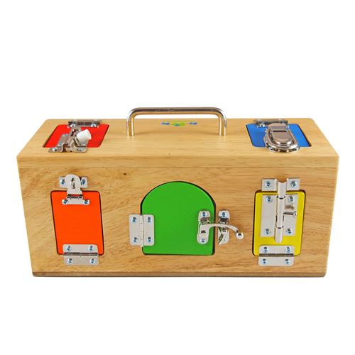Boîte à serrures en bois Mentari