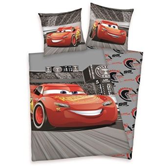 CARS Parure de couette enfant 100% Coton - 1 housse de ...
