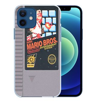 Coque pour iPhone 12 mini - Nintendo Nes Cartouche Mario Bros - 1